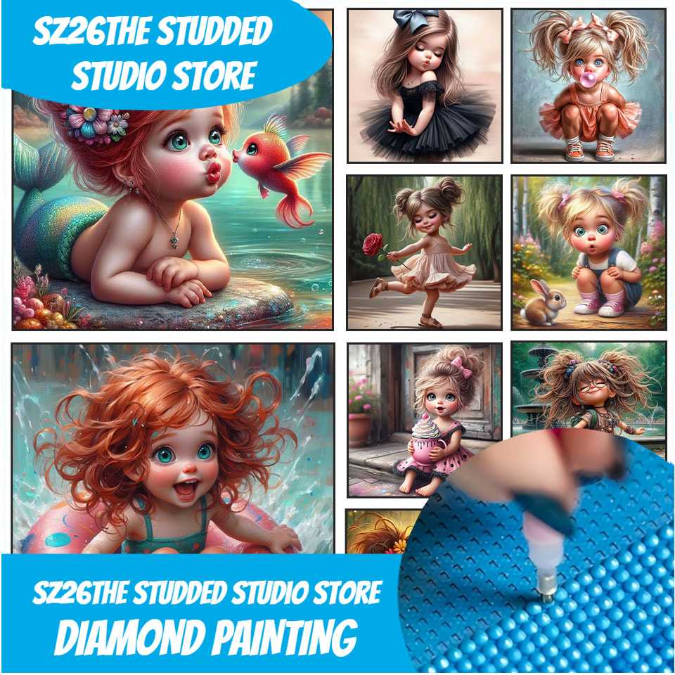 Embroidery Embellishments - Kit de Pintura em Diamante DIY