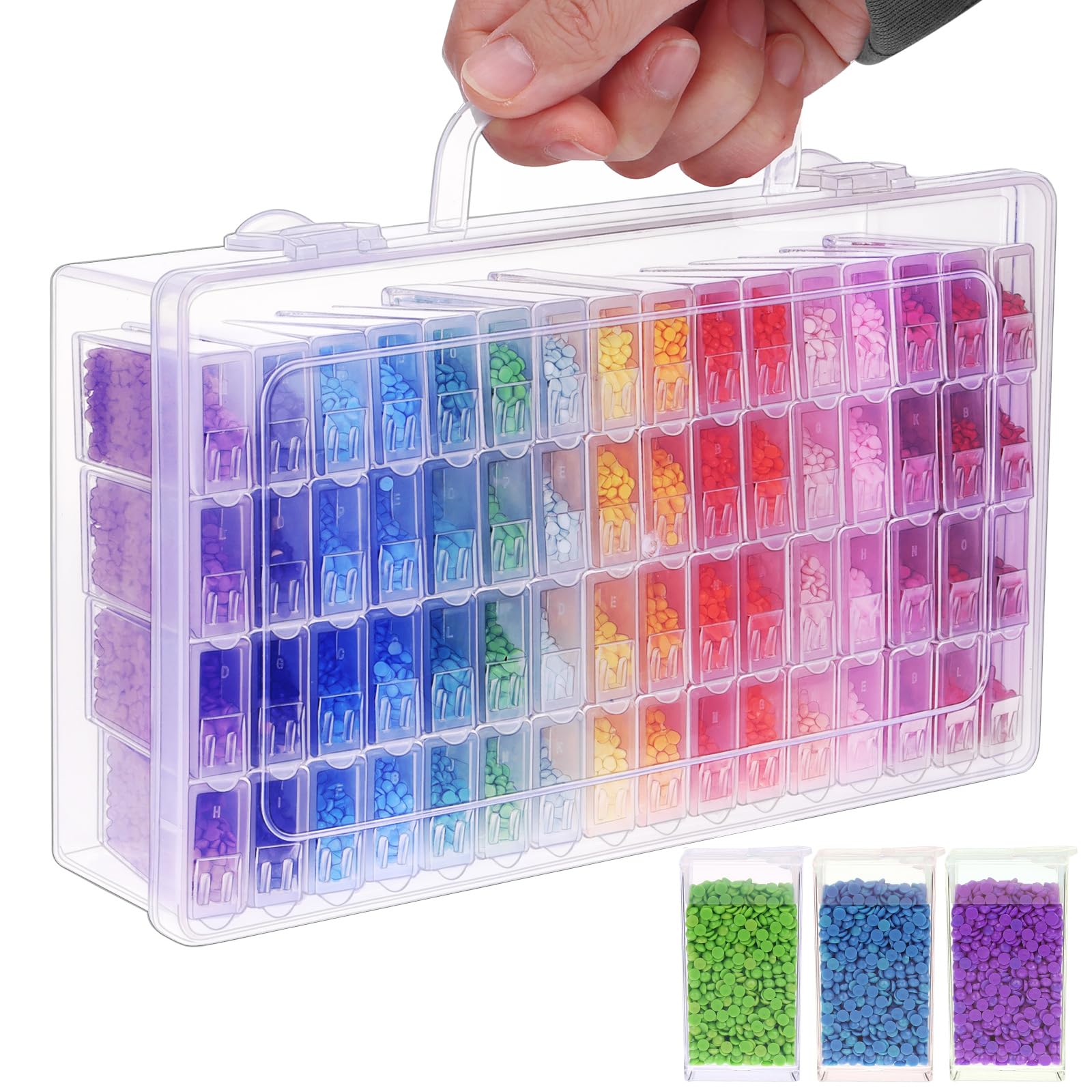 Craft Embellishment Storage - Caixa de Armazenamento para Pintura com
