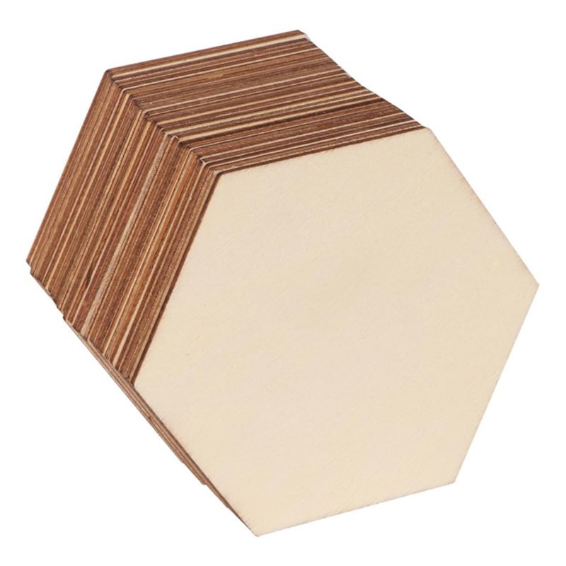 Embellish Craft - 20 peças de madeira em branco