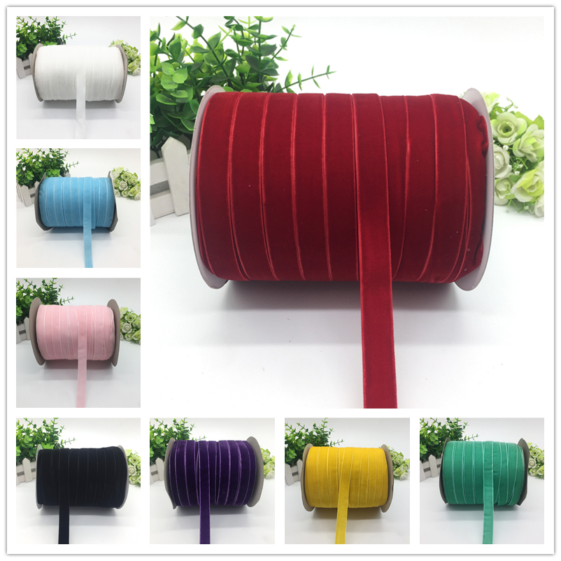 Velvet Ribbon Roll - Velvet Handmade Ribbon para DIY, decoração