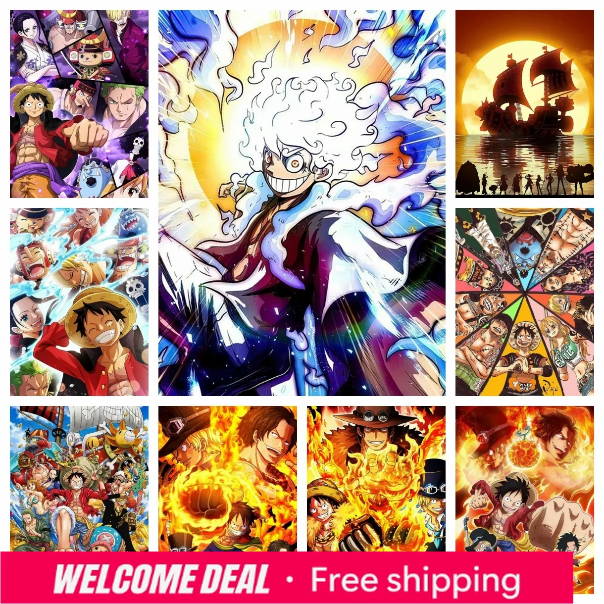 Embroidery Embellishments - 2026 2024 Novo Anime Japonês One