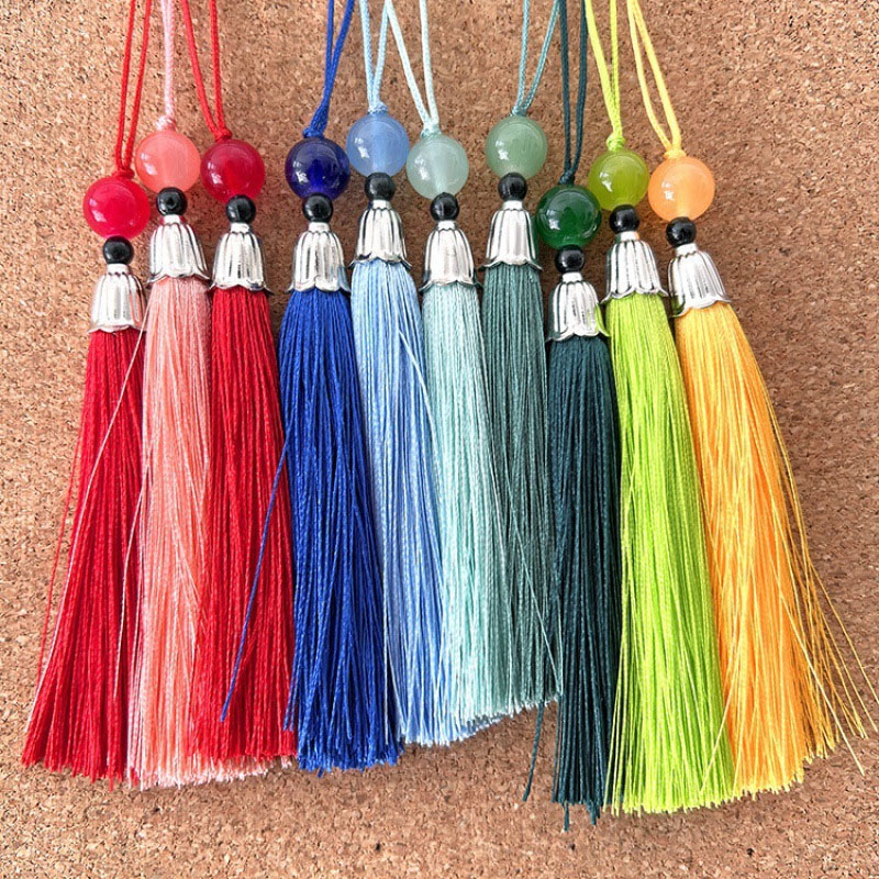 Beaded Trim Fringe - 5/10/20 Peças de Franjas Artesanais Sedosas