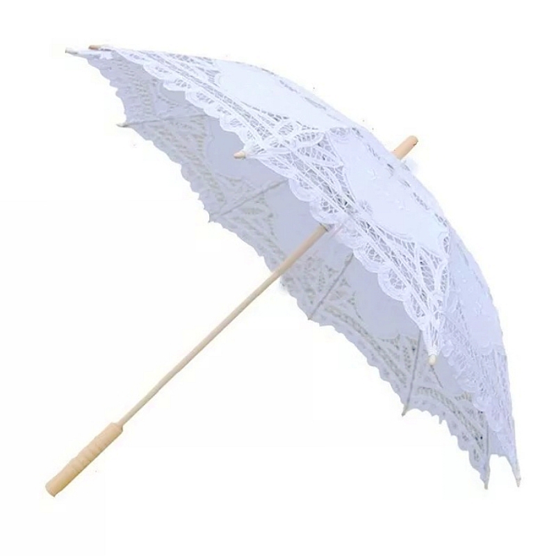 Embroidery Craft - Novo guarda-chuva de renda vintage bordado