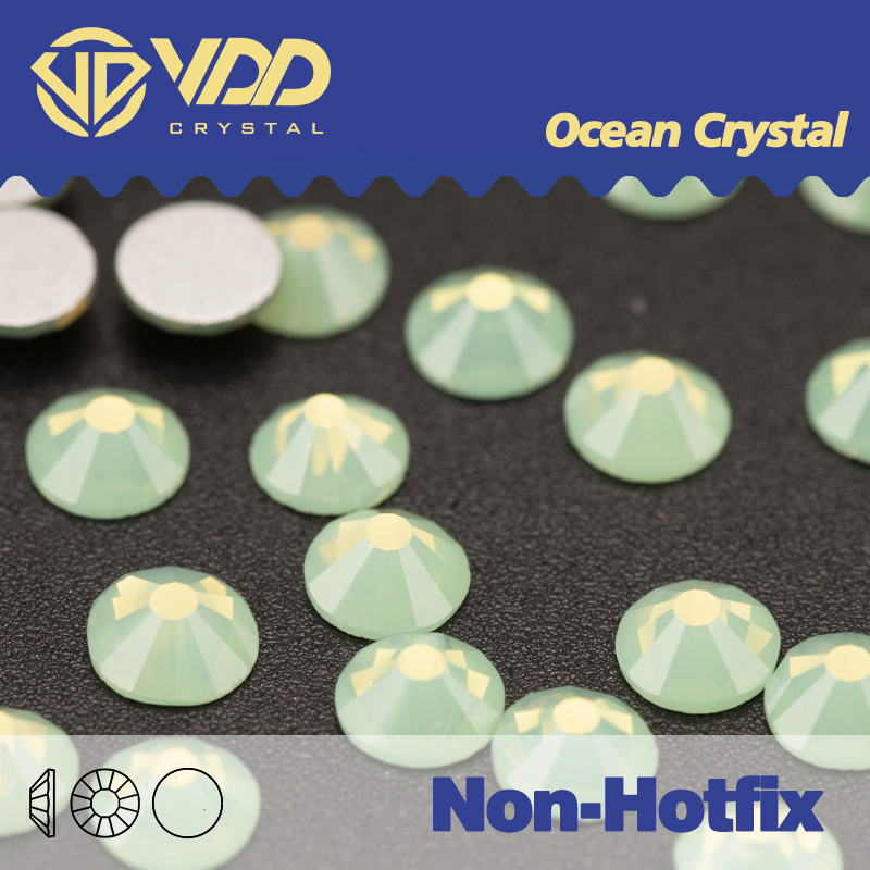 Hotfix Rhinestone Sheet - Vdd 046 cristais de opala verde