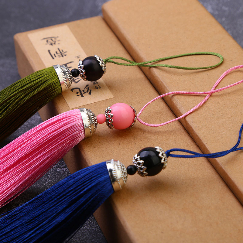 Beaded Trim Fringe - 1/3/5 pçs seda borla franja escova