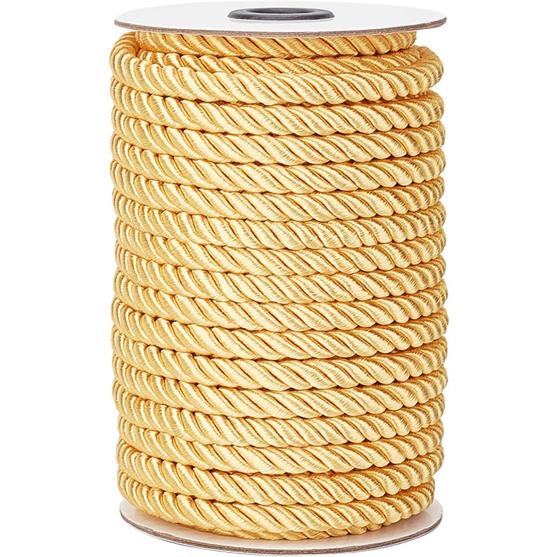 Cord Trim Twisted - 1 rolo 8mm 20 jardas cabo