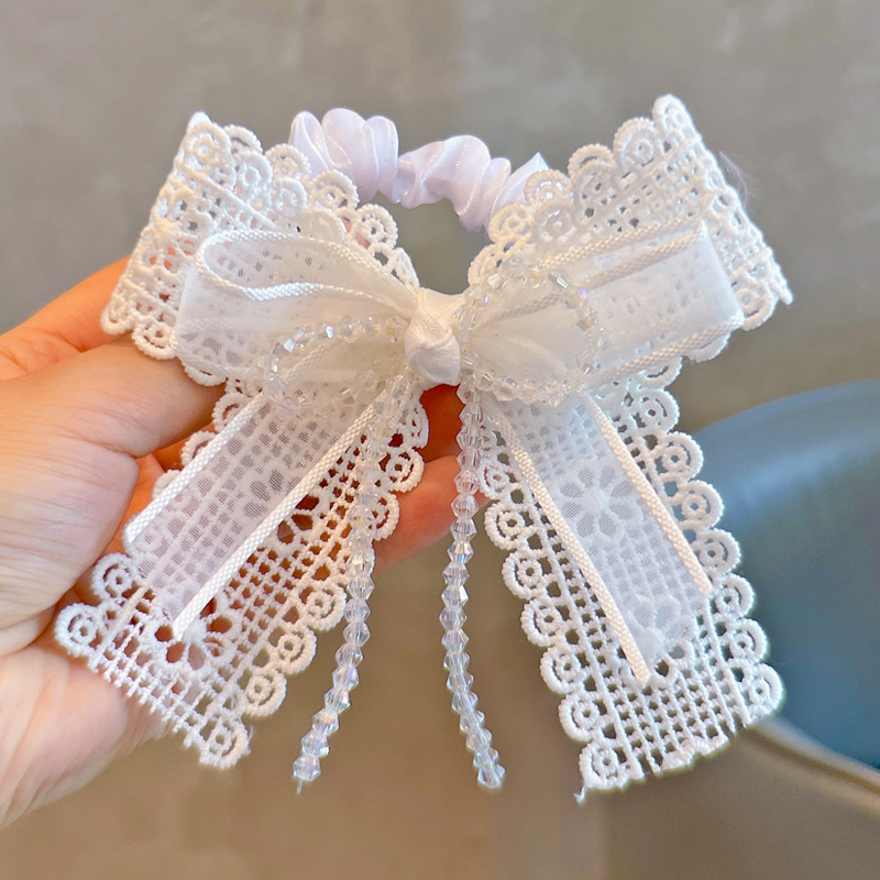 Tassel Fringe Trim - Elásticos de Cabelo com Laço de