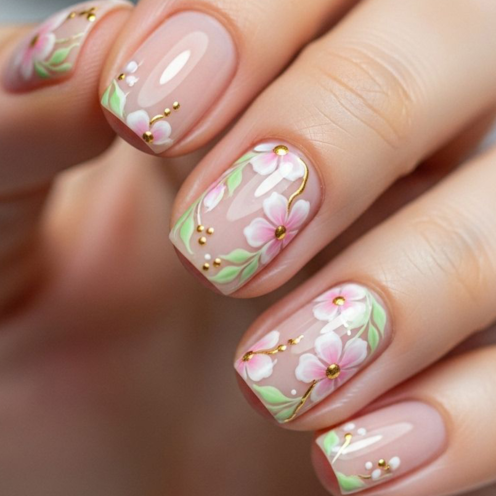 Embroidery Embellishments - Unhas postiças curtas e médias para