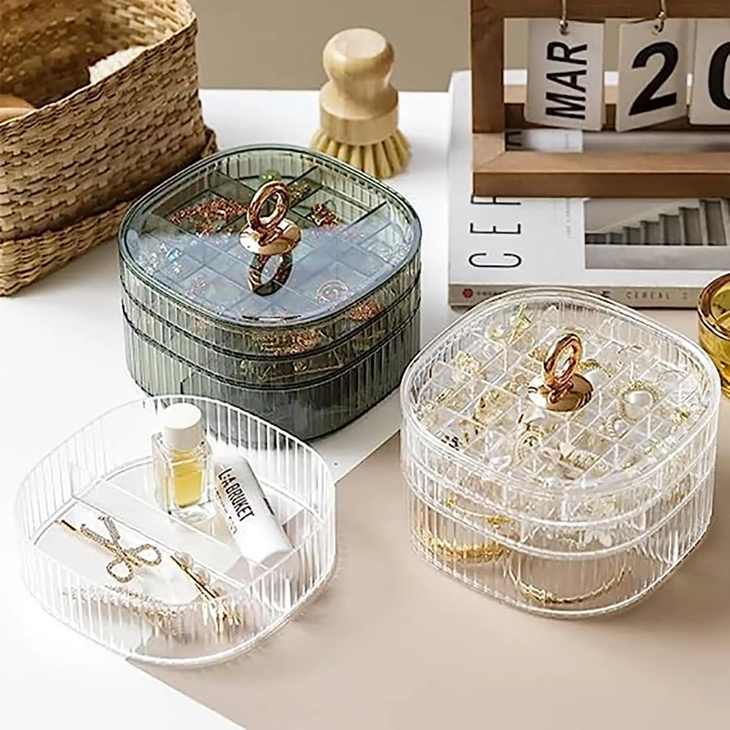 Craft Embellishment Storage - Caixa de Joias, Organizador de Joias