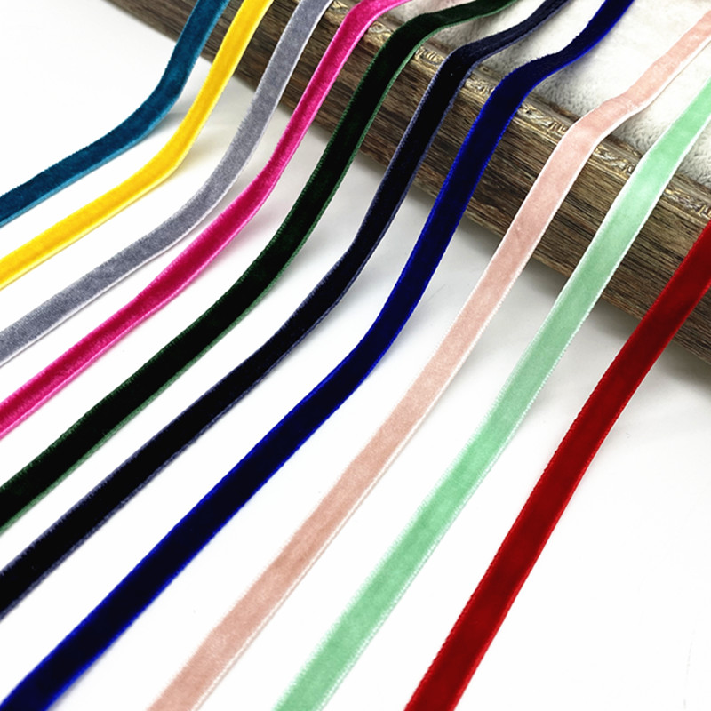 Velvet Ribbon Roll - Fita de veludo 6-38mm, decoração de