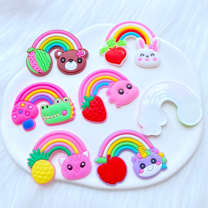 10 pçs novo bonito fruta anima - Embellishment Glue Craft avaliação e preço