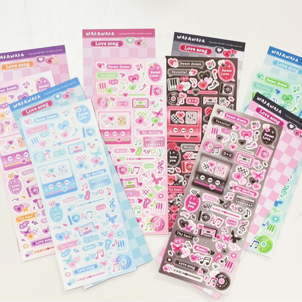 Scrapbook música adesivo decor - Glitter Vinyl Roll avaliação e preço