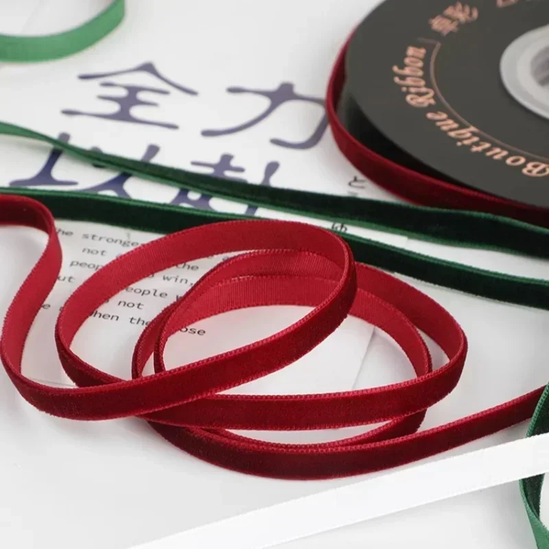 Fita de Veludo Larga de 6mm, 5 - Velvet Ribbon Roll avaliação e preço