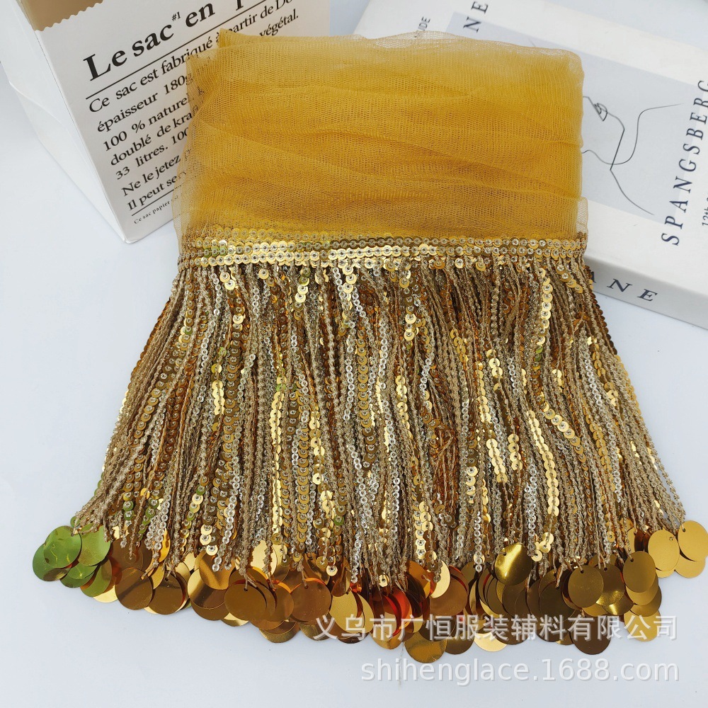 10 Jardas de Franja de Lantejo - Fringe Ribbon Sewing avaliação e preço
