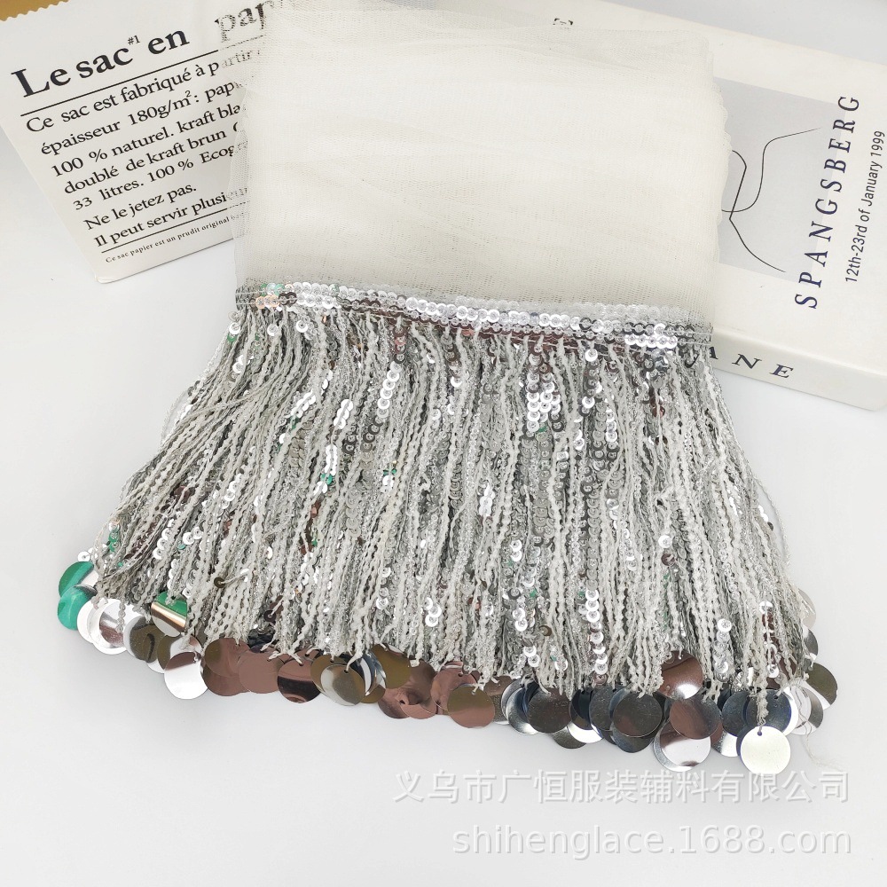 10 Jardas de Franja de Lantejo - Fringe Ribbon Sewing avaliação e preço