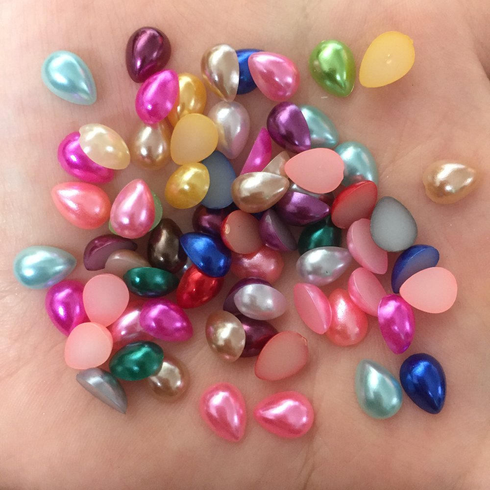 200 pçs resina bonito gota pér - Embellishment Glue Craft avaliação e preço