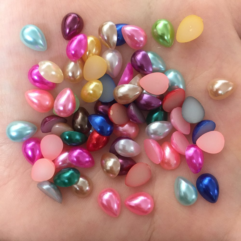 200 pçs resina bonito gota pér - Embellishment Glue Craft avaliação e preço