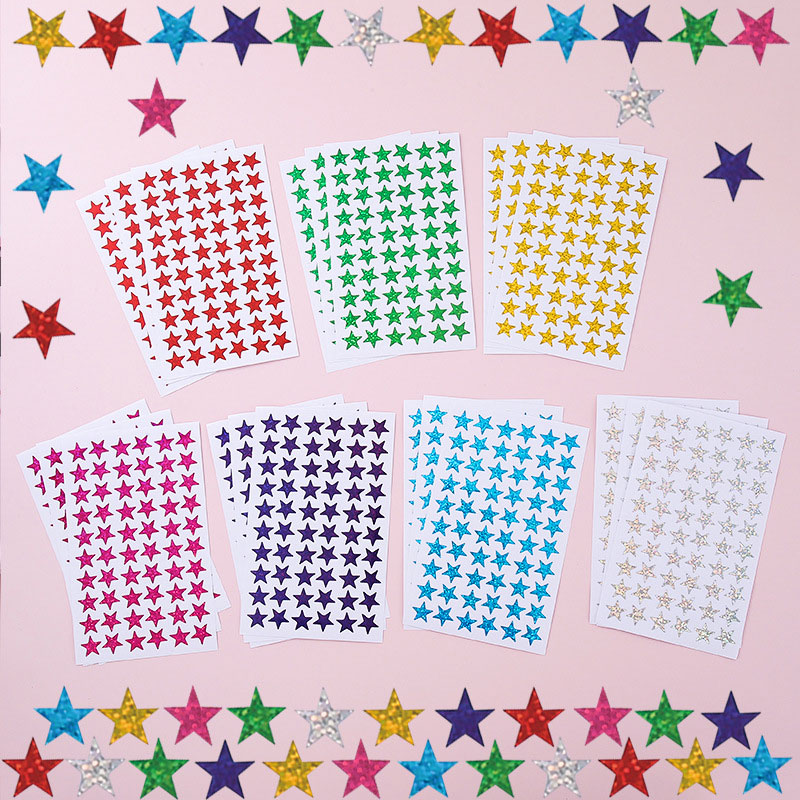 420 peças de adesivos de estre - Glitter Vinyl Roll avaliação e preço
