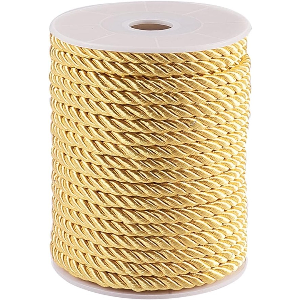 Corda dourada torcida de 5mm,  - Cord Trim Twisted avaliação e preço