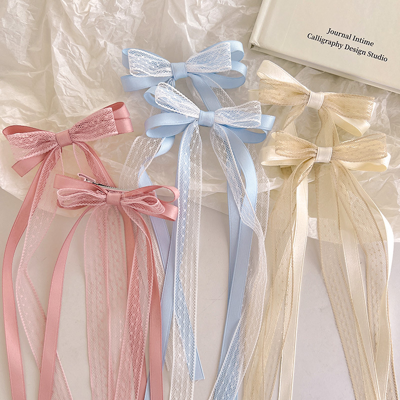 Doce crianças bowknot grampos  - Tassel Fringe Trim avaliação e preço