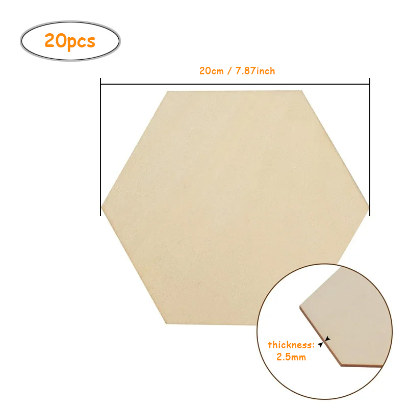 20 peças de madeira em branco  - Embellish Craft avaliação e preço