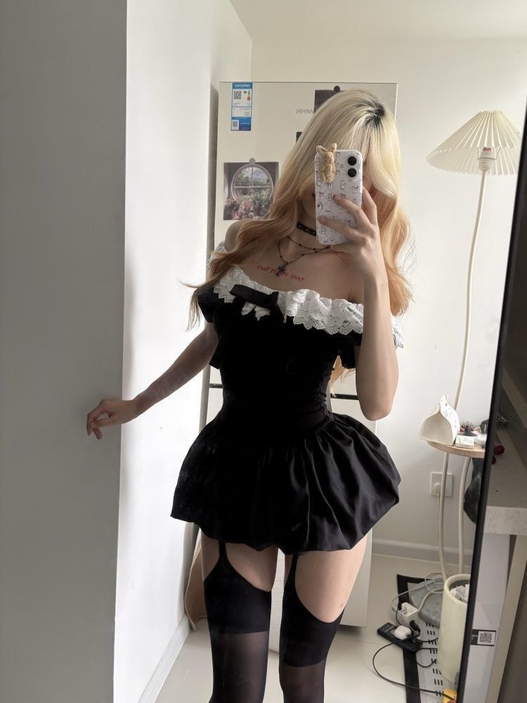 Conjunto de 2 Peças Coquette C - Elastic Lace Trim avaliação e preço
