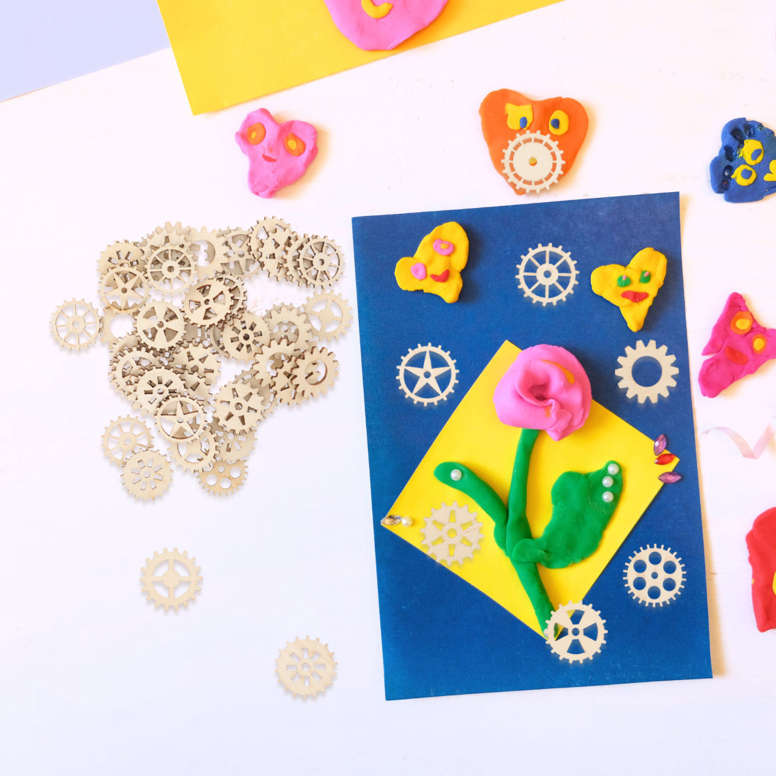100 Peças de Engrenagens de Ma - Craft Embellishments avaliação e preço