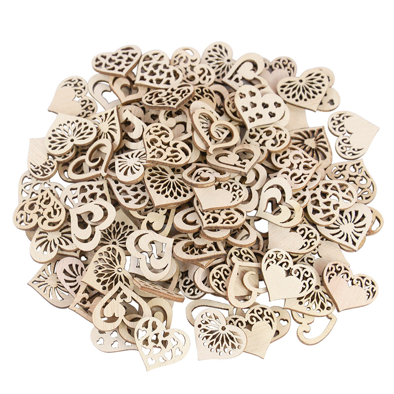50/100 pçs oco coração padrão  - Craft Embellishments avaliação e preço