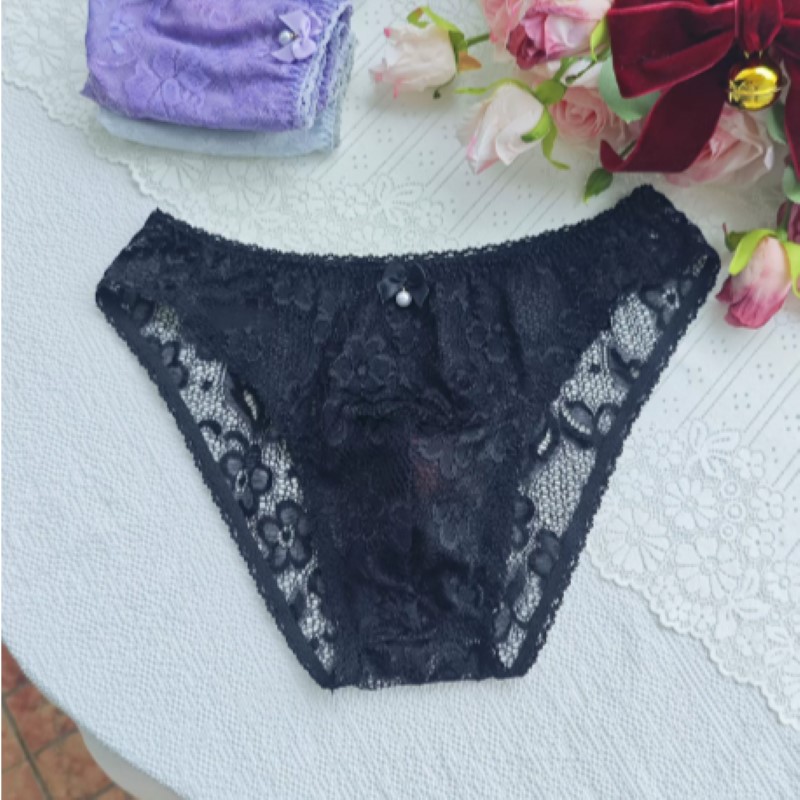 Cuecas de Renda Transparentes  - Embroidery Embellishments avaliação e preço