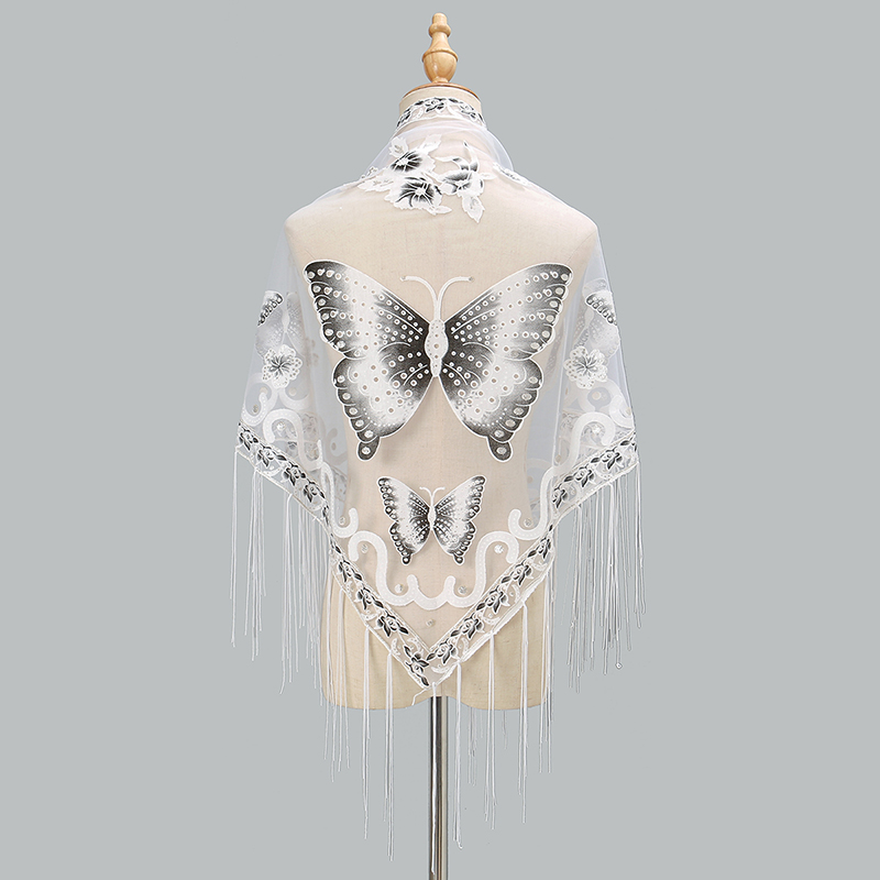 Moda triângulo cachecol borbol - Tassel Fringe Trim avaliação e preço