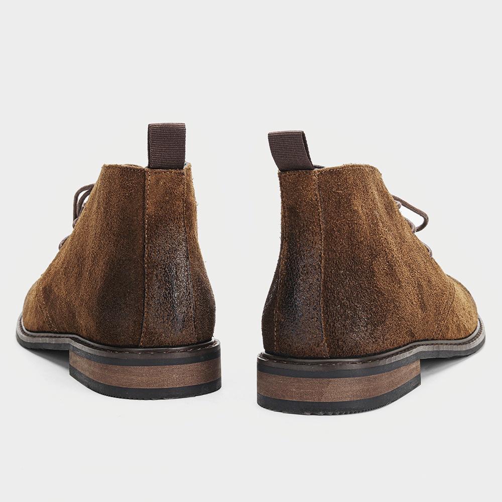 Botas de Couro Retrô Confortáv - Guipure Lace Panel avaliação e preço