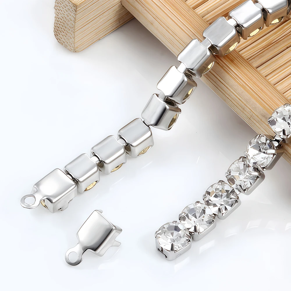 10/20 pçs de aço inoxidável ou - Beaded Trim Fringe avaliação e preço