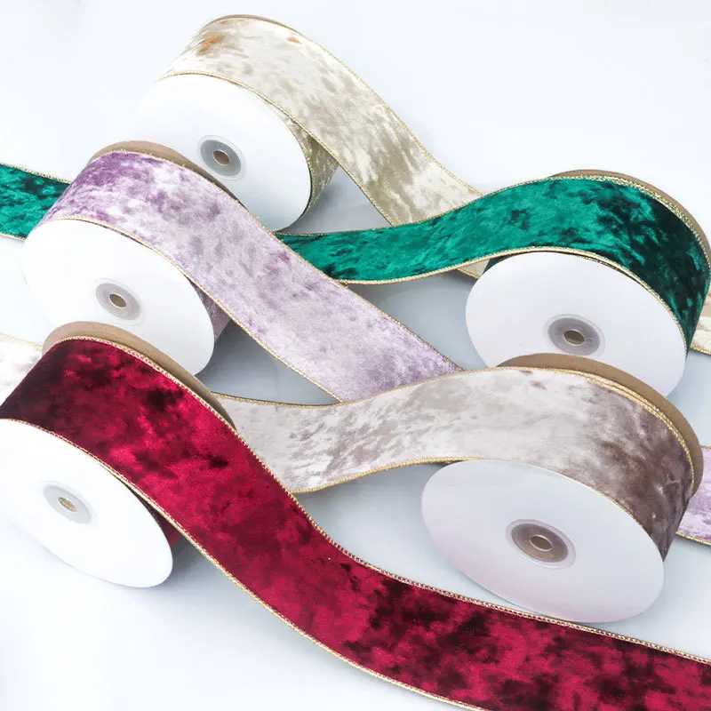 Fita metálica de veludo revers - Velvet Ribbon Roll avaliação e preço