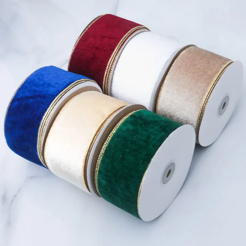 Fita metálica de veludo revers - Velvet Ribbon Roll avaliação e preço