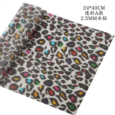Hotfix leopardo bling strass a - Hotfix Rhinestone Sheet avaliação e preço