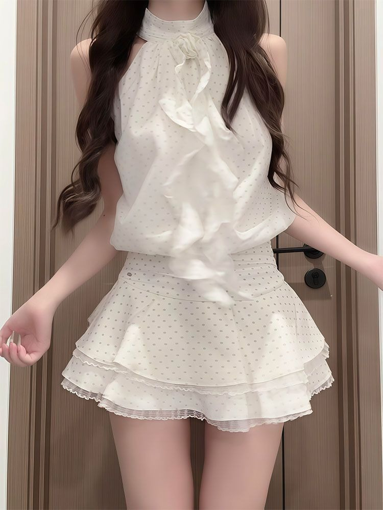 Conjunto Feminino Francês de 2 - Elastic Lace Trim avaliação e preço