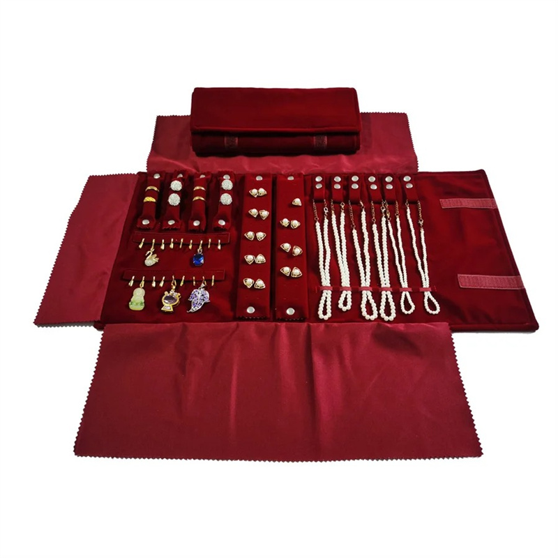 Estojo de Joias de Veludo Borg - Velvet Ribbon Roll avaliação e preço