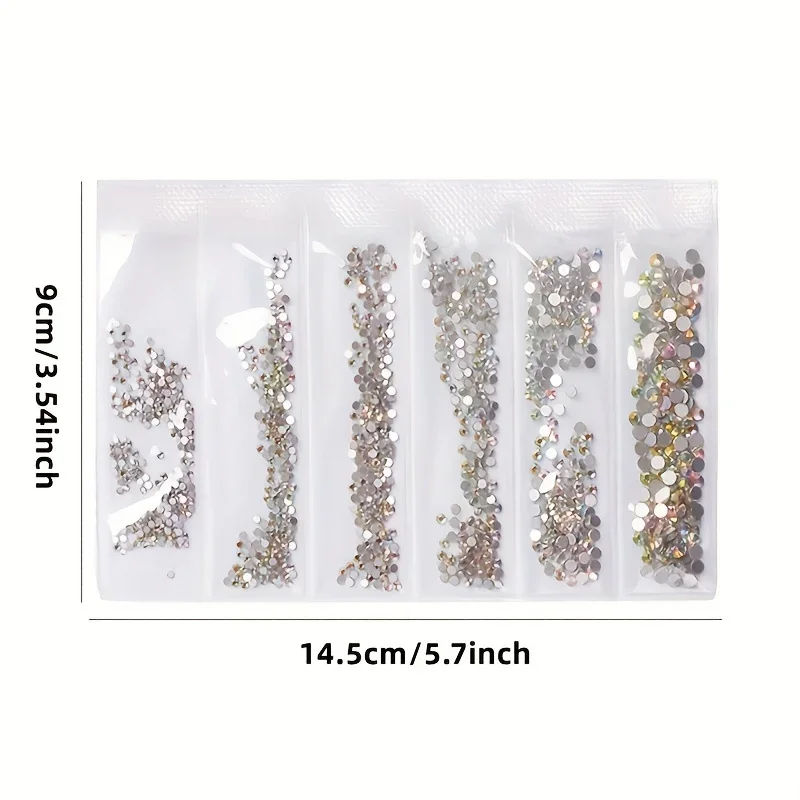 SWAGPICK-SS3-10 Mix Branco AB  - Hotfix Rhinestone Sheet avaliação e preço