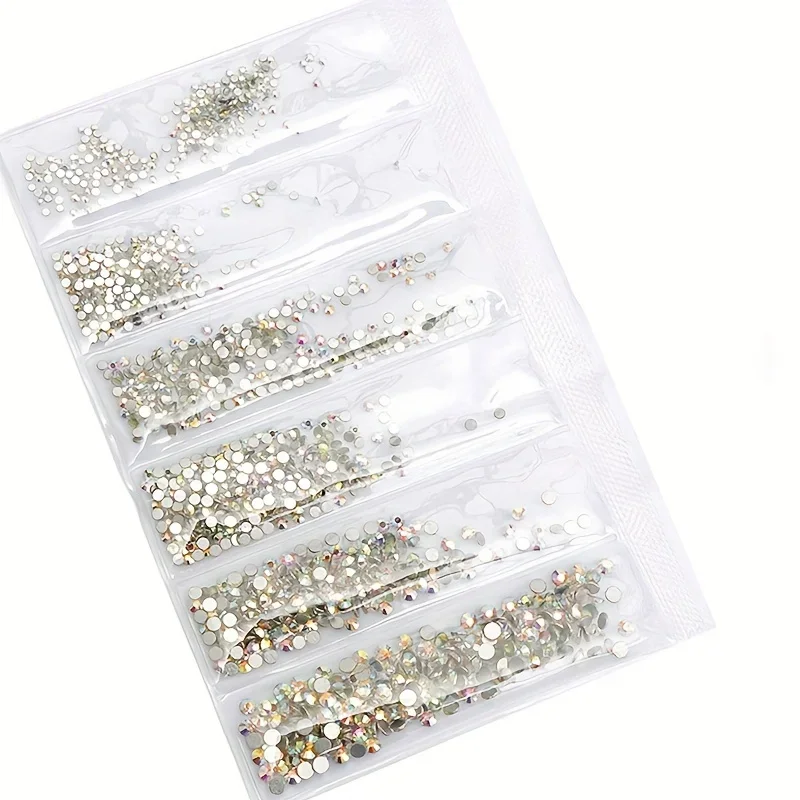 SWAGPICK-SS3-10 Mix Branco AB  - Hotfix Rhinestone Sheet avaliação e preço