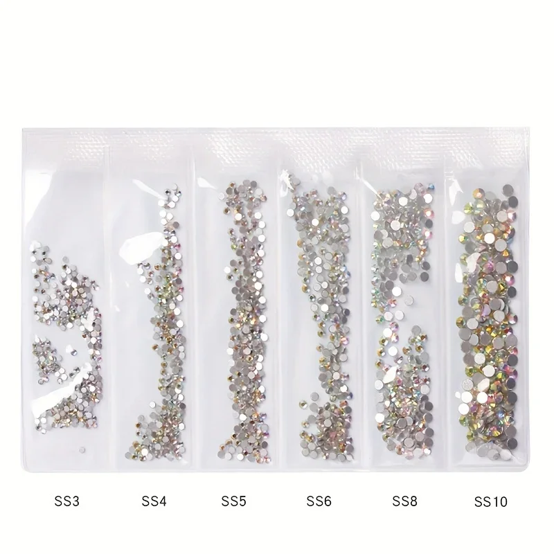 SWAGPICK-SS3-10 Mix Branco AB  - Hotfix Rhinestone Sheet avaliação e preço