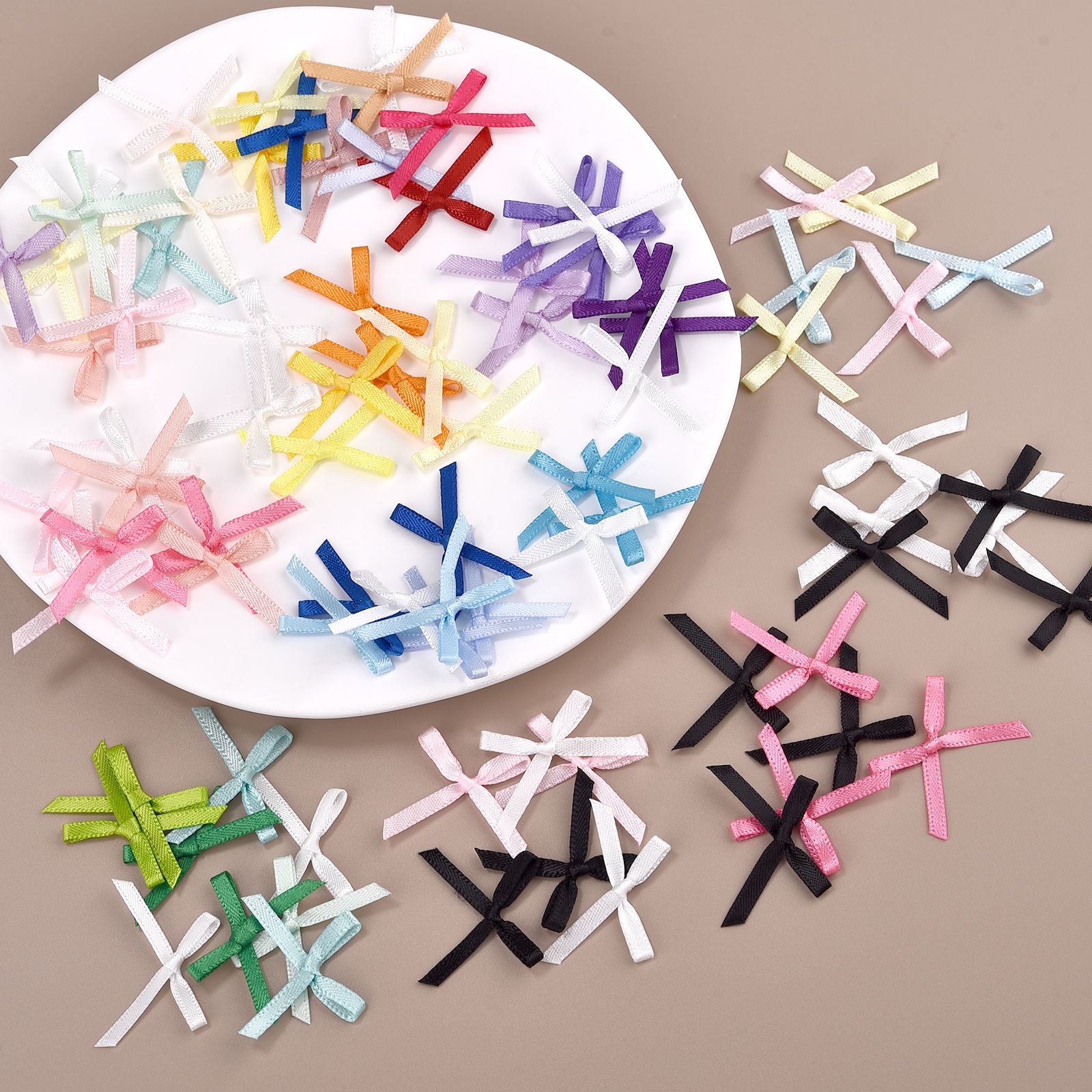100 pçs 3mm fitas mini fitas d - Christmas Craft Embellishment avaliação e preço
