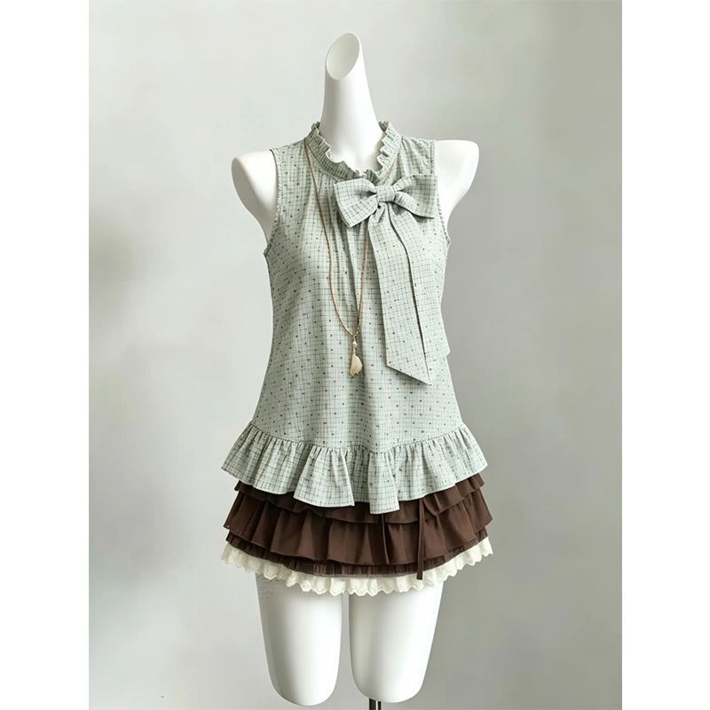 Conjunto Vintage Japonês de 2  - Elastic Lace Trim avaliação e preço
