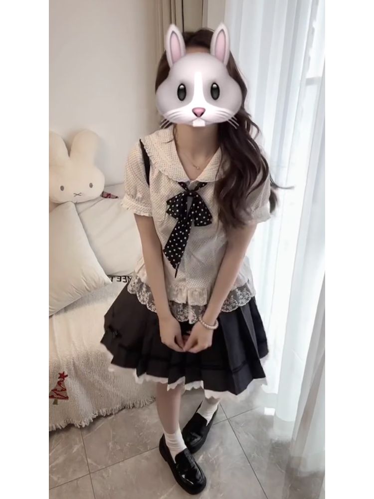 Novo Conjunto Doce Coquette de - Elastic Lace Trim avaliação e preço