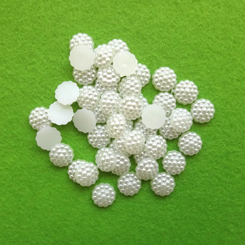80 peças/lote Pérolas Flatback - Embellishment Glue Craft avaliação e preço
