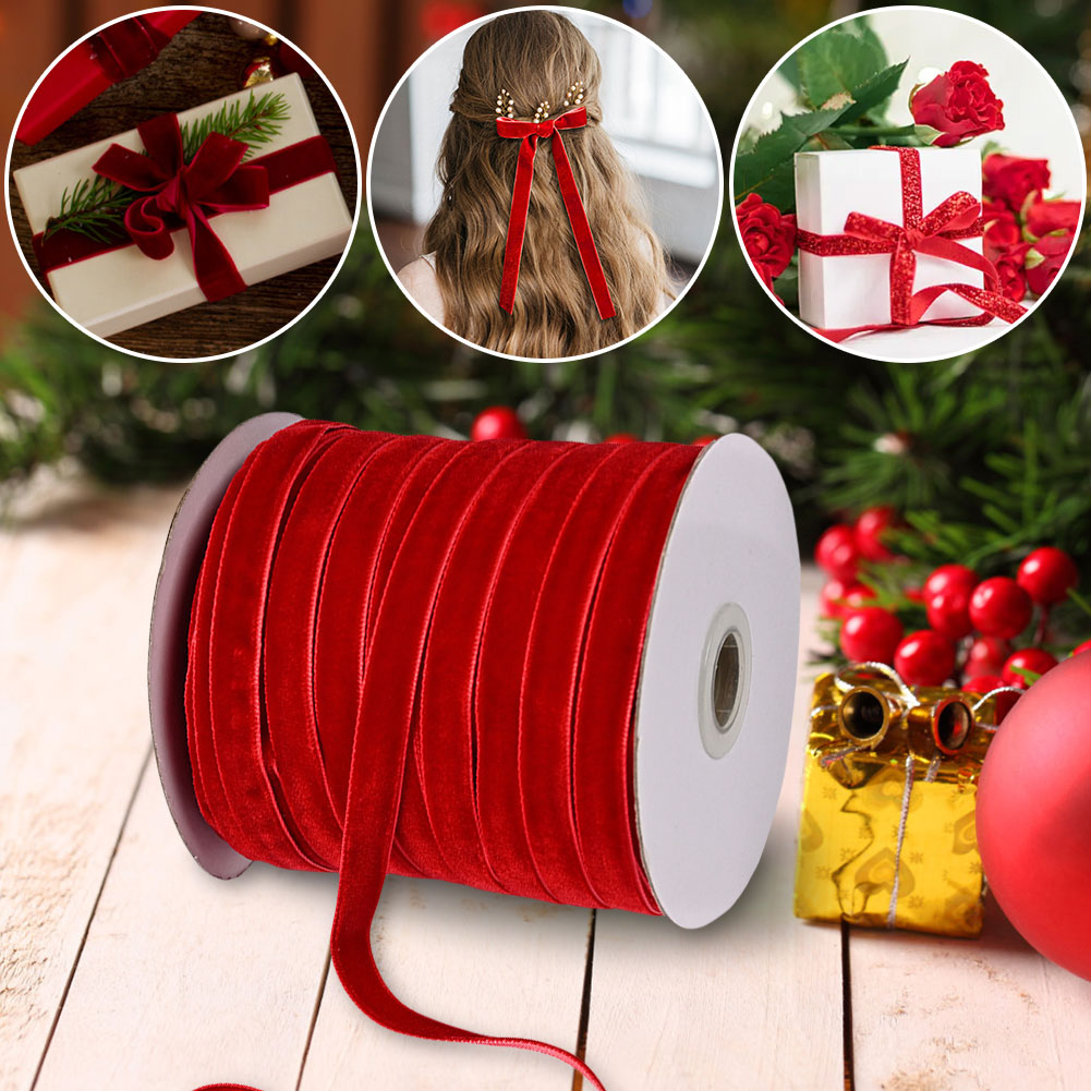 Fita decorativa de veludo com  - Velvet Ribbon Roll avaliação e preço