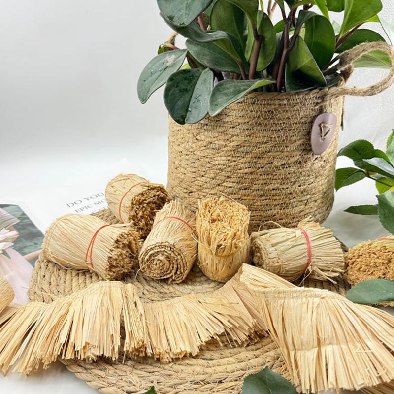 NOVO Franja de Juta de 1M, Bor - Tassel Fringe Trim avaliação e preço